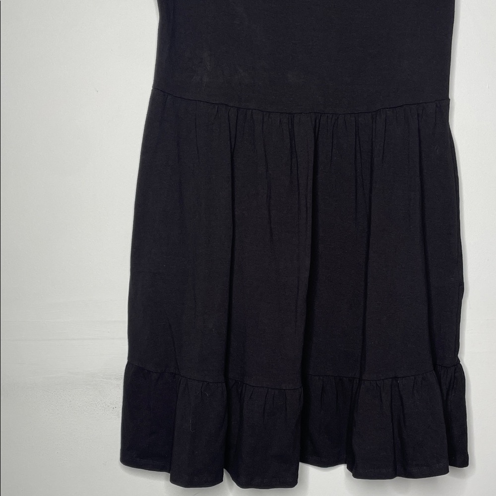 Lulu's Black Mini Dress with Ruffle Sleeves - Picture 6 of 10